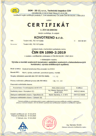 2022_25 ČSN EN 1090-2